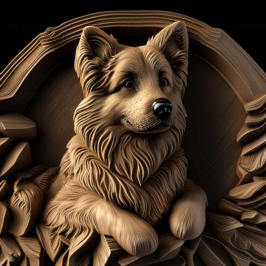 3D model Romanian Carpathian Shepherd dog (STL)